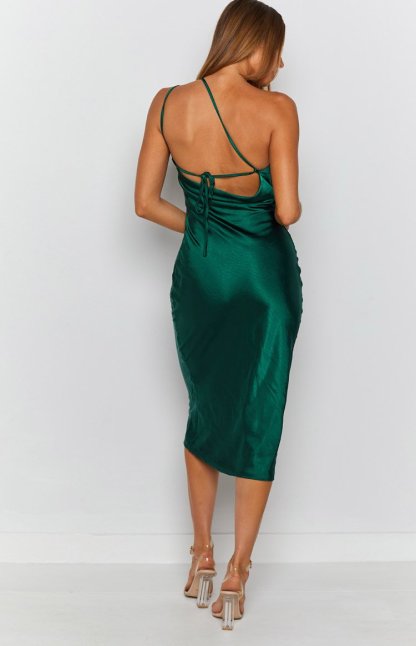 Adella Midi Dress Emerald-Vavasi.All Rights Reserved.