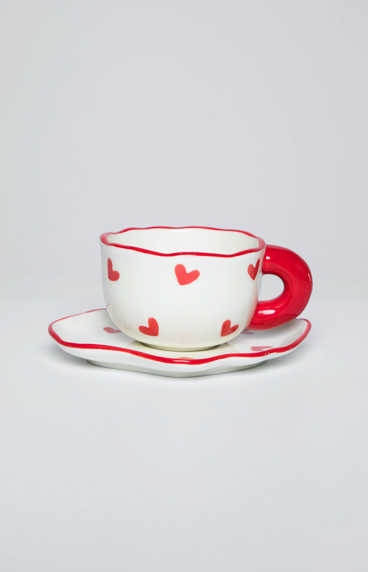 Adore Red Heart Mug Set-Vavasi.All Rights Reserved.