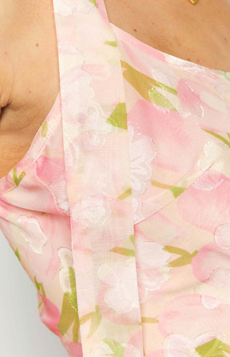 Irina Pink Print Cami Top-Vavasi.All Rights Reserved.