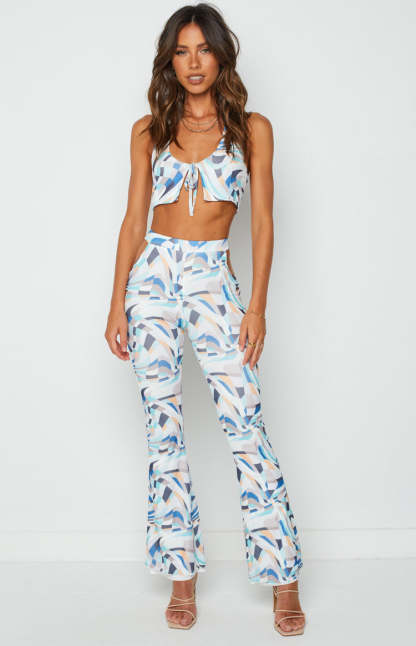 Alessia Multi Print Mesh Top-Vavasi.All Rights Reserved.