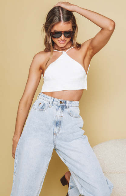 Aleya Crochet Top White-Vavasi.All Rights Reserved.