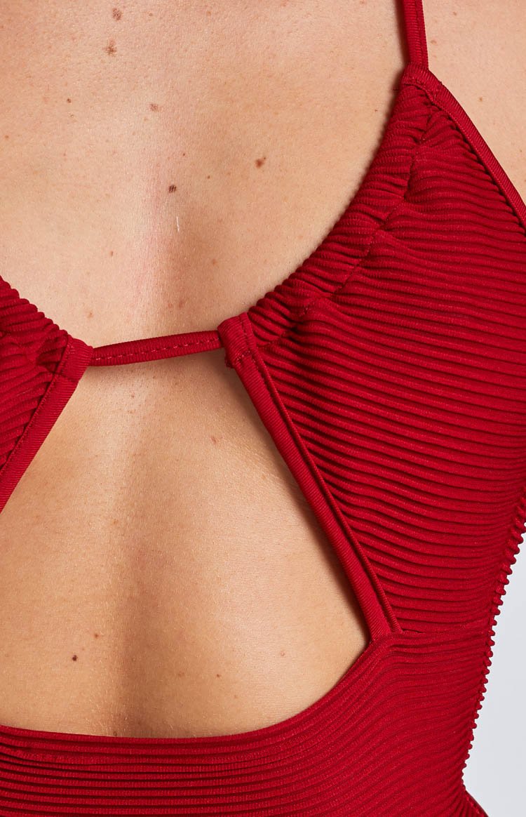 Ali Red Mini Dress-Vavasi.All Rights Reserved.
