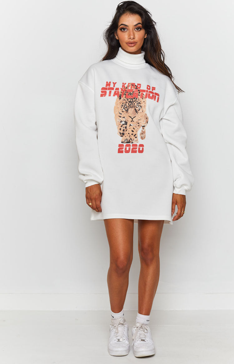All or Nothing Dress White-Vavasi.All Rights Reserved.