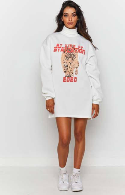 All or Nothing Dress White-Vavasi.All Rights Reserved.