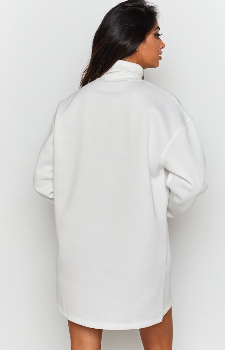 All or Nothing Dress White-Vavasi.All Rights Reserved.
