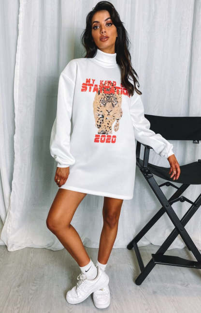 All or Nothing Dress White-Vavasi.All Rights Reserved.