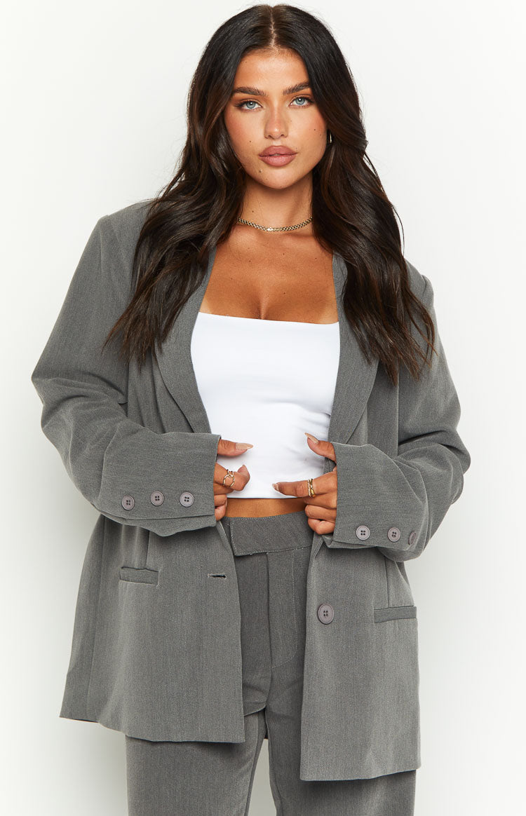 Allure Grey Blazer-Vavasi.All Rights Reserved.