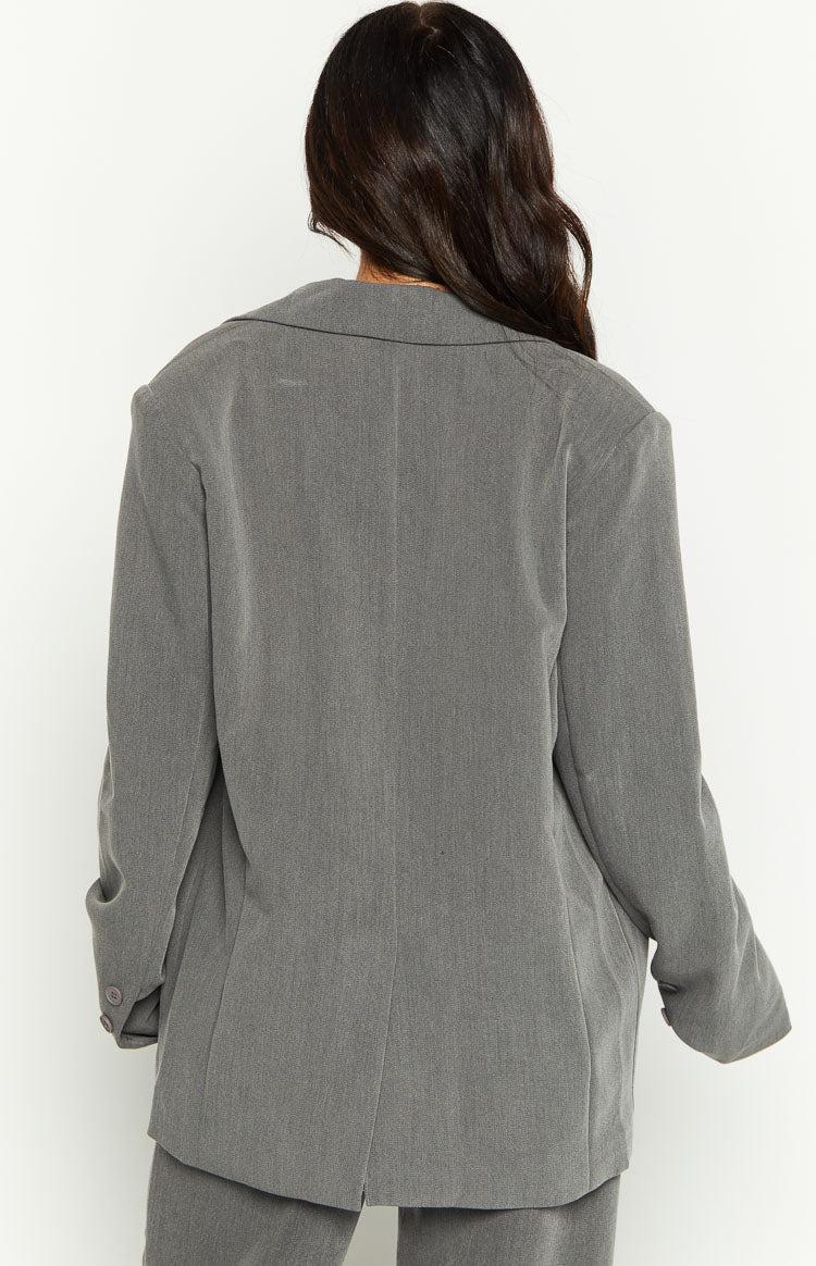Allure Grey Blazer-Vavasi.All Rights Reserved.