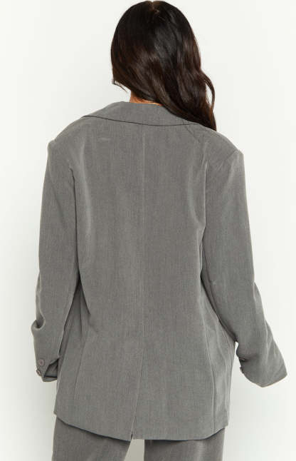 Allure Grey Blazer-Vavasi.All Rights Reserved.