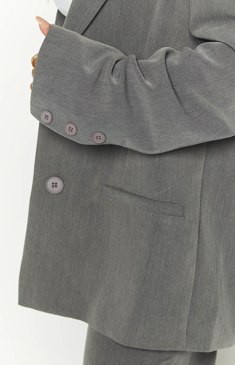 Allure Grey Blazer-Vavasi.All Rights Reserved.