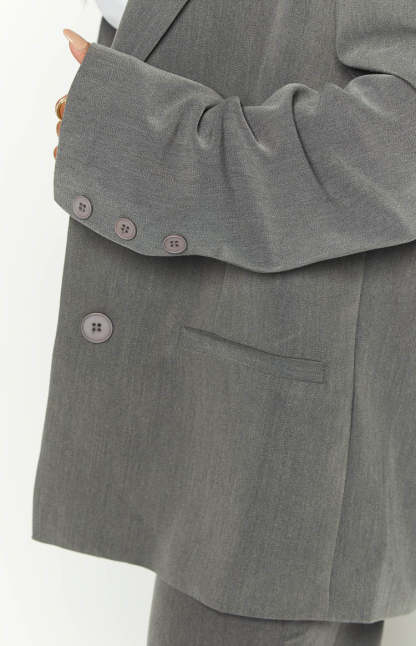 Allure Grey Blazer-Vavasi.All Rights Reserved.