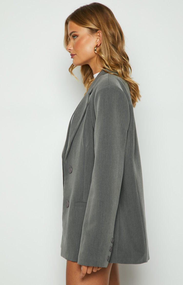 Allure Grey Blazer-Vavasi.All Rights Reserved.