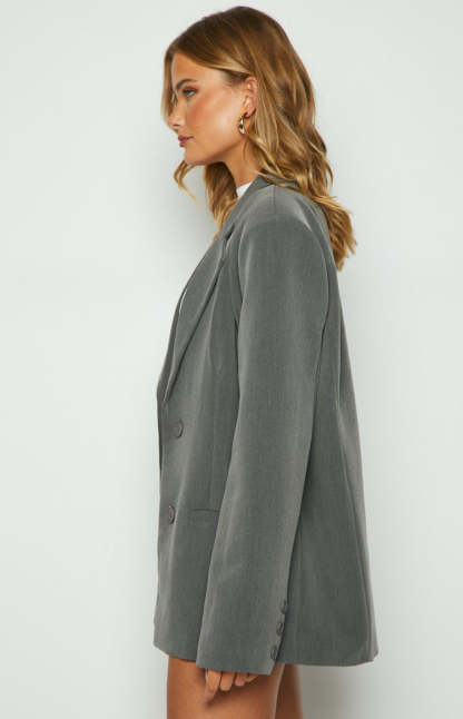 Allure Grey Blazer-Vavasi.All Rights Reserved.