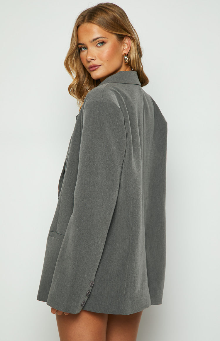 Allure Grey Blazer-Vavasi.All Rights Reserved.