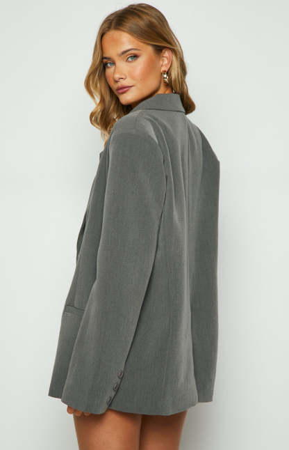 Allure Grey Blazer-Vavasi.All Rights Reserved.