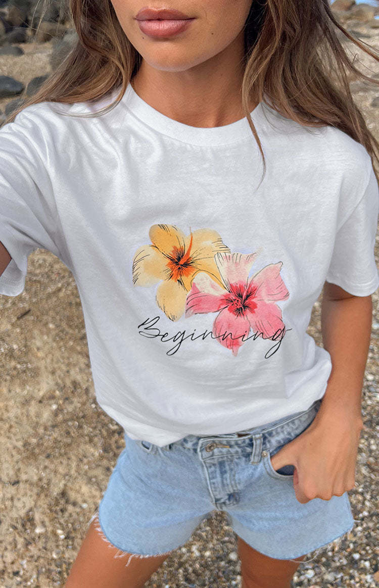 Aloha White Floral Printed Shirt-Vavasi.All Rights Reserved.