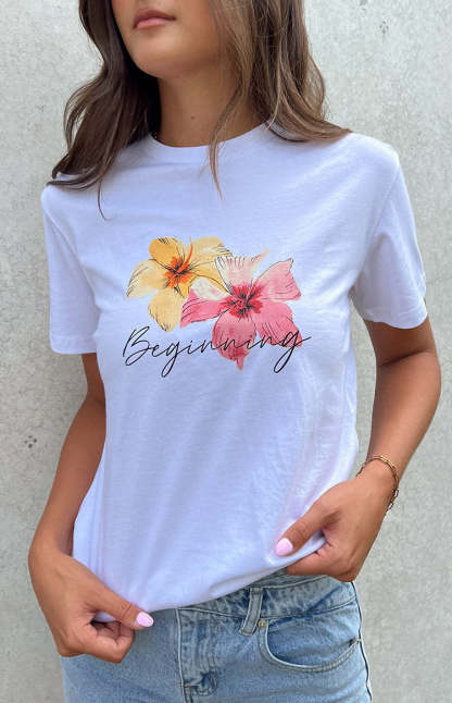Aloha White Floral Printed Shirt-Vavasi.All Rights Reserved.
