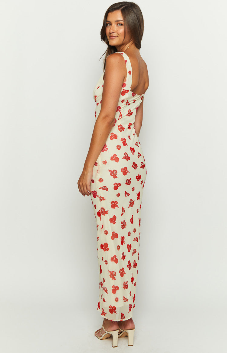 Alonica Rosie Cream Maxi Dress-Vavasi.All Rights Reserved.