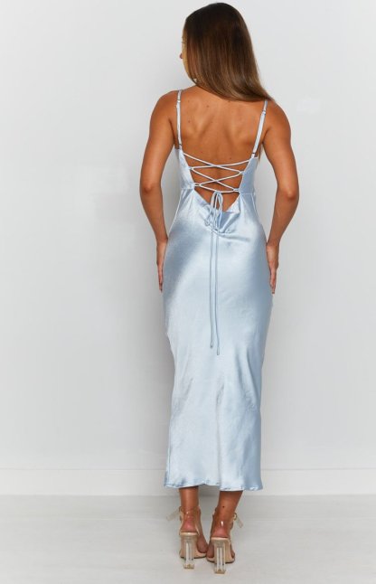 Amaryllis Dress Baby Blue-Vavasi.All Rights Reserved.