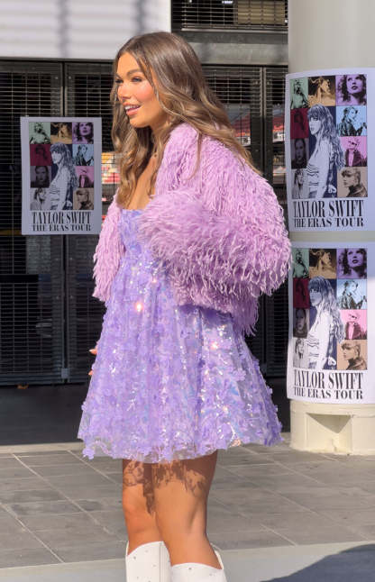 Amy Purple Fringe Jacket-Vavasi.All Rights Reserved.
