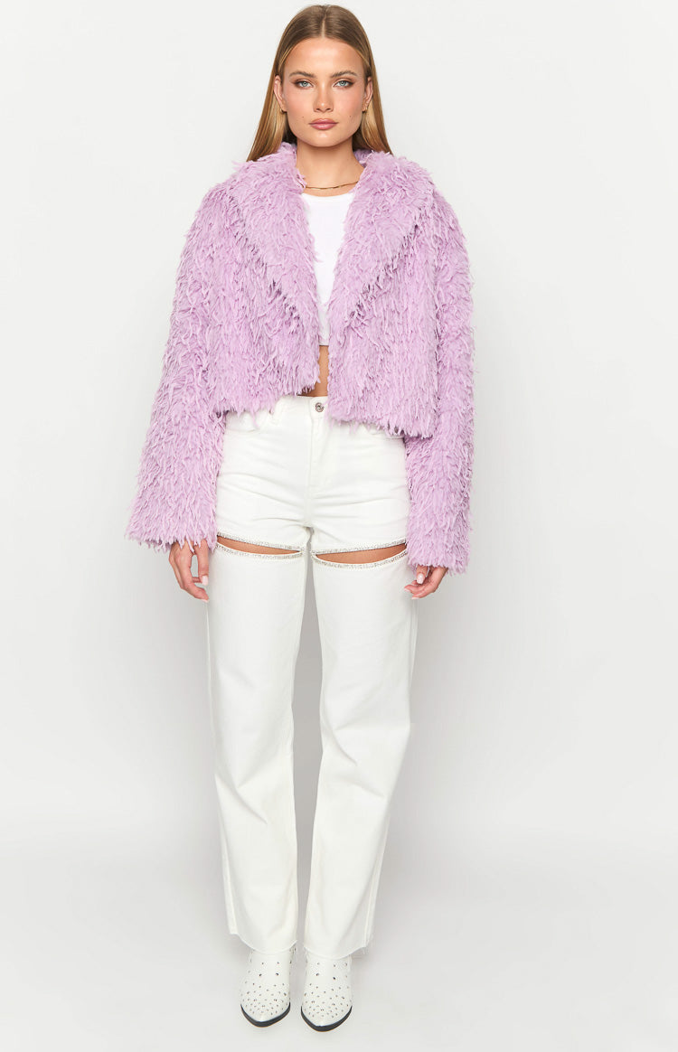 Amy Purple Fringe Jacket-Vavasi.All Rights Reserved.
