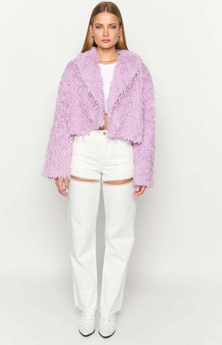 Amy Purple Fringe Jacket-Vavasi.All Rights Reserved.