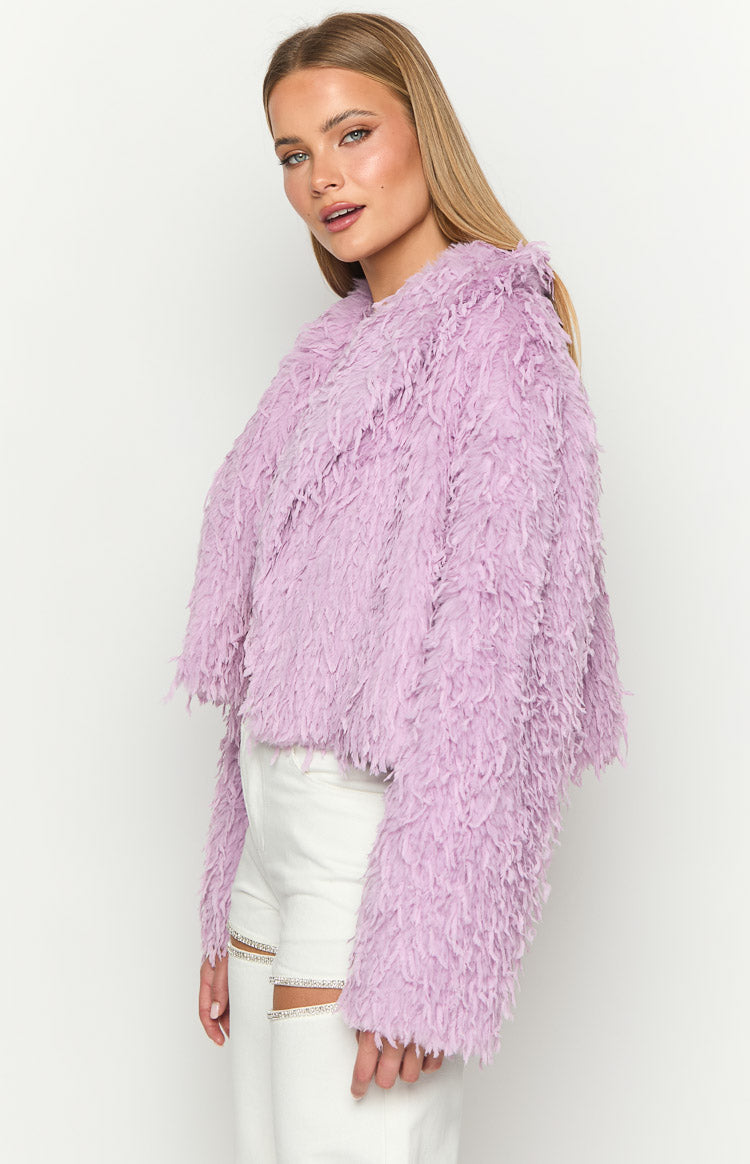 Amy Purple Fringe Jacket-Vavasi.All Rights Reserved.