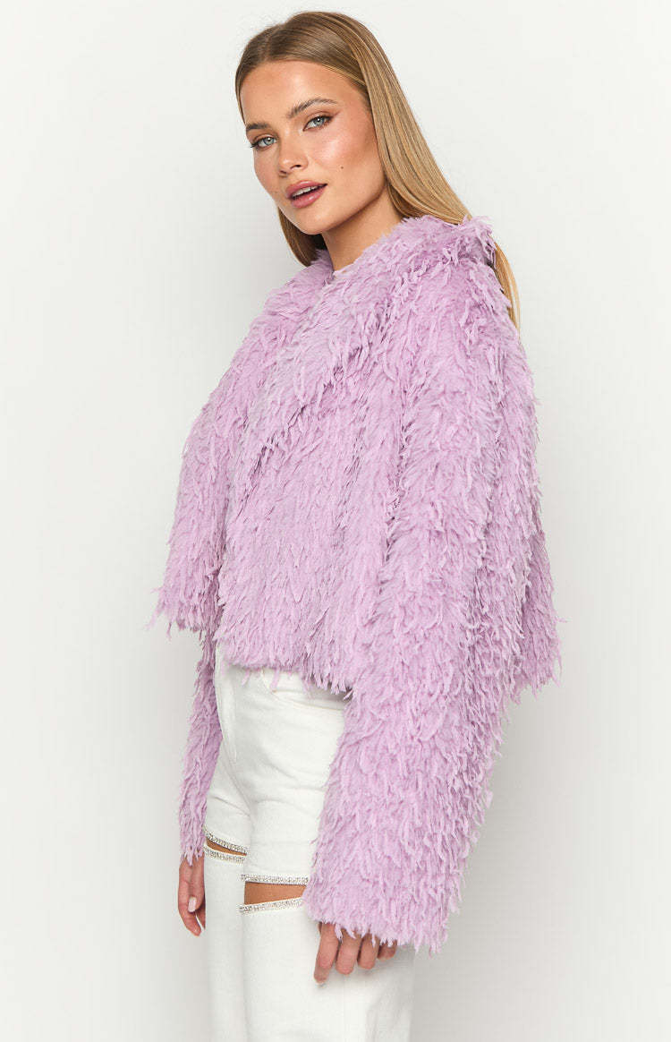 Amy Purple Fringe Jacket-Vavasi.All Rights Reserved.