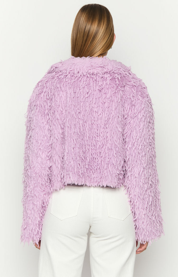 Amy Purple Fringe Jacket-Vavasi.All Rights Reserved.