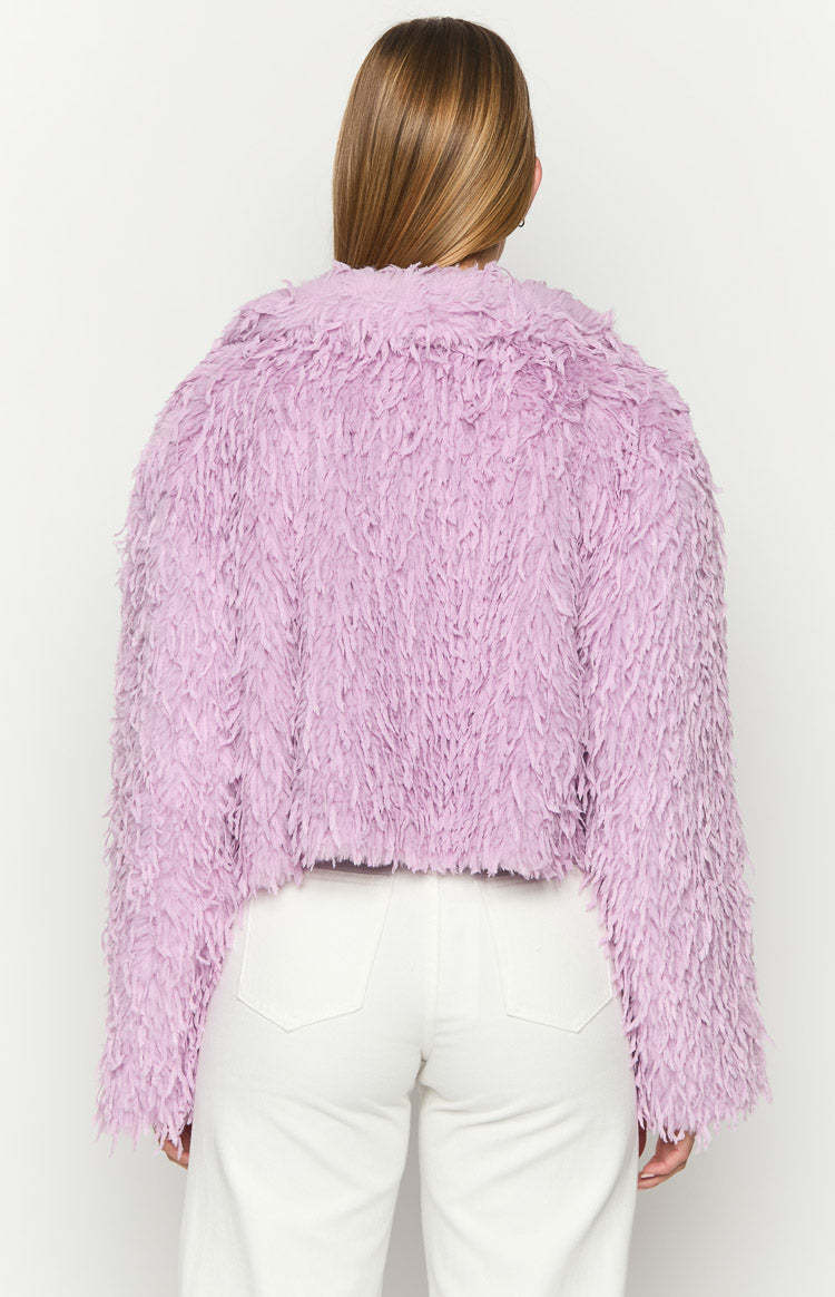 Amy Purple Fringe Jacket-Vavasi.All Rights Reserved.
