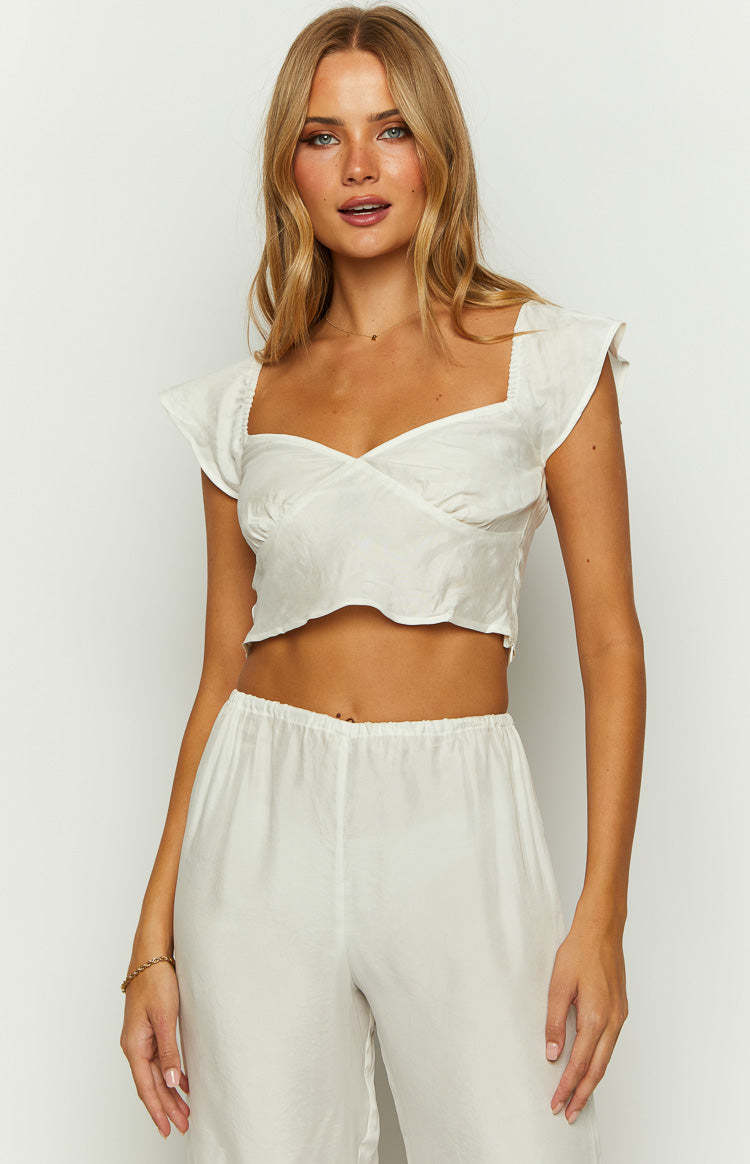 Anna White Top-Vavasi.All Rights Reserved.