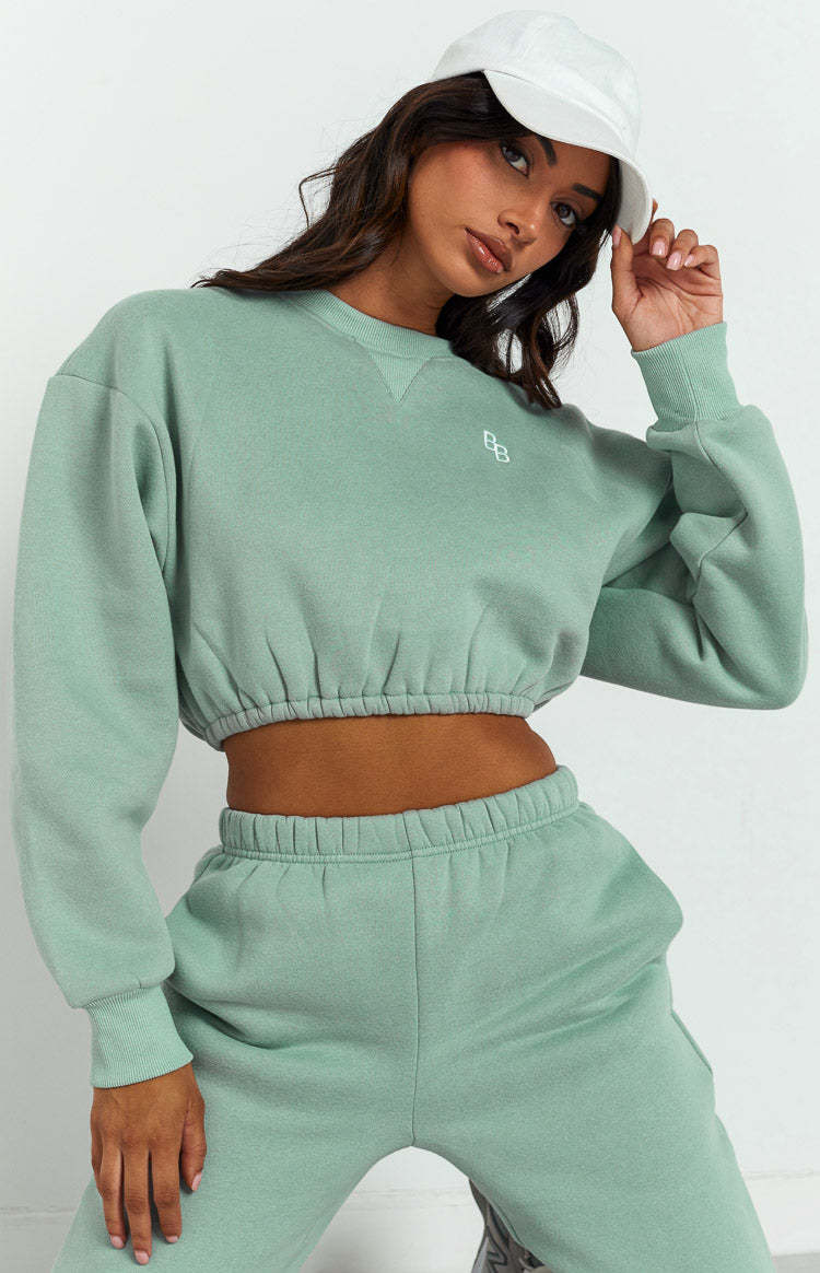 Annie Mineral Cropped Sweater-Vavasi.All Rights Reserved.