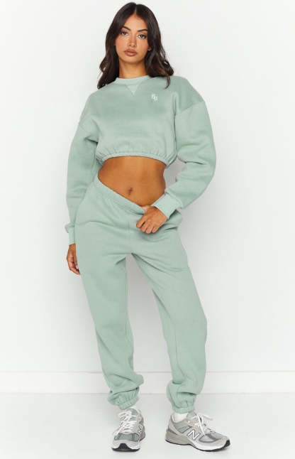 Annie Mineral Cropped Sweater-Vavasi.All Rights Reserved.