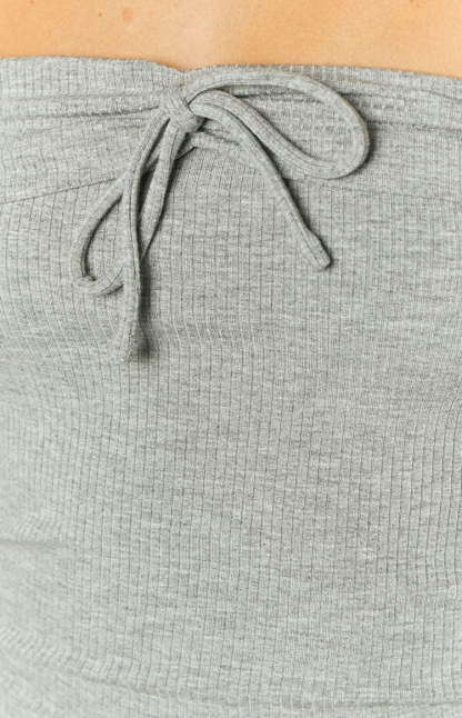 Archer Grey Tube Top-Vavasi.All Rights Reserved.