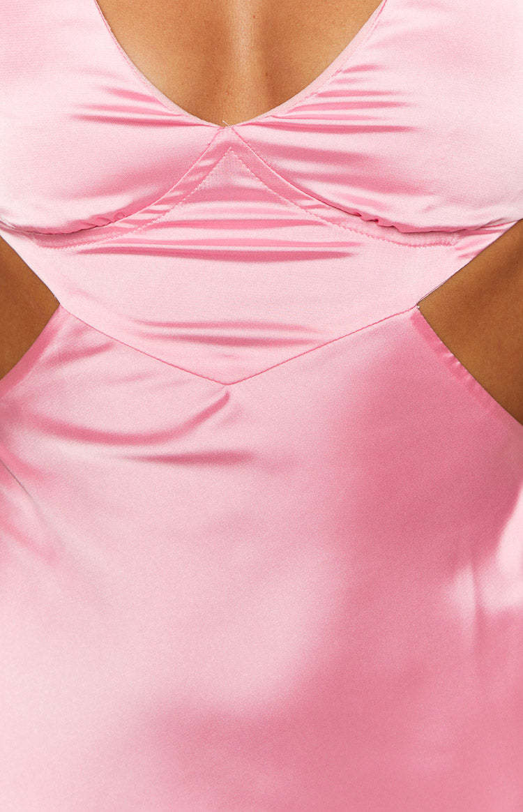 Arden Pink Mini Dress-Vavasi.All Rights Reserved.
