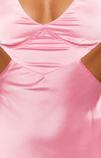 Arden Pink Mini Dress-Vavasi.All Rights Reserved.