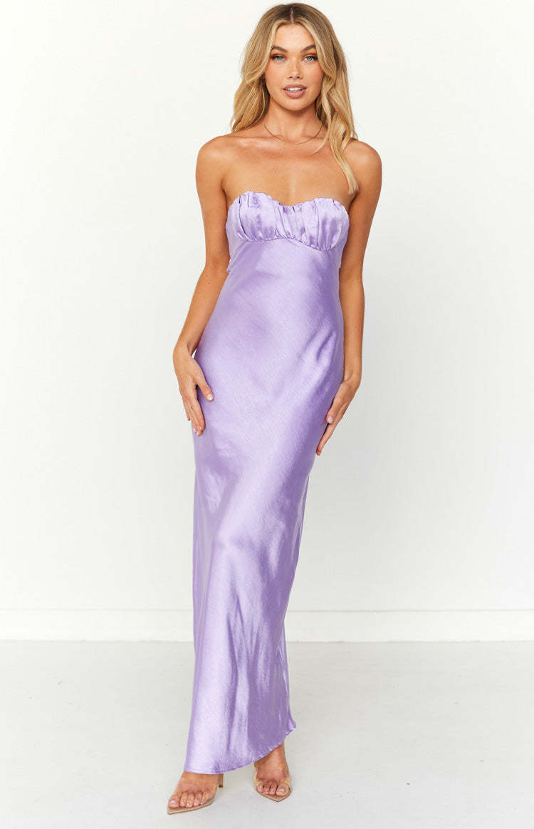 Arielle Purple Maxi Dress-Vavasi.All Rights Reserved.