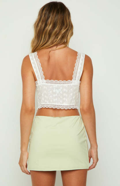 Ashanti Lime Mini Skirt-Vavasi.All Rights Reserved.