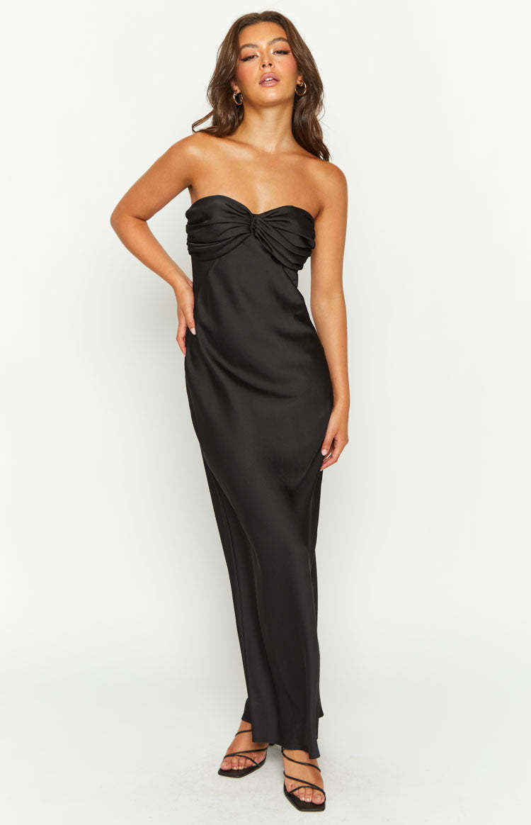 Ashley Black Formal Maxi Dress-Vavasi.All Rights Reserved.