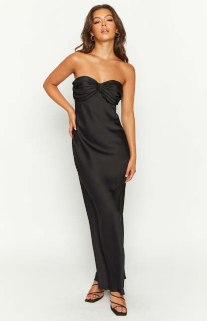 Ashley Black Formal Maxi Dress-Vavasi.All Rights Reserved.