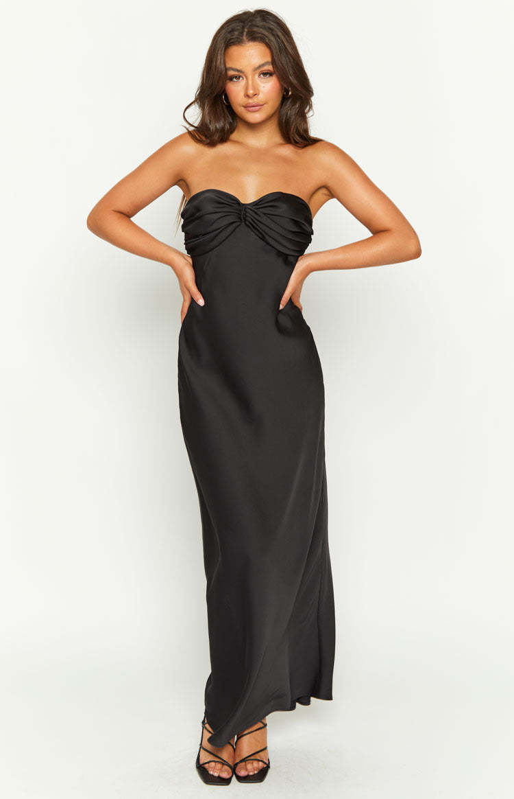 Ashley Black Formal Maxi Dress-Vavasi.All Rights Reserved.