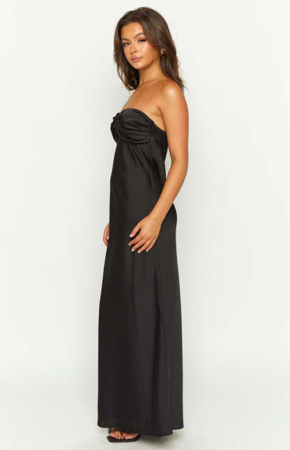 Ashley Black Formal Maxi Dress-Vavasi.All Rights Reserved.