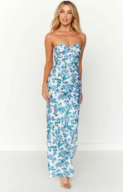 Ashley Blue Floral Formal Maxi Dress-Vavasi.All Rights Reserved.