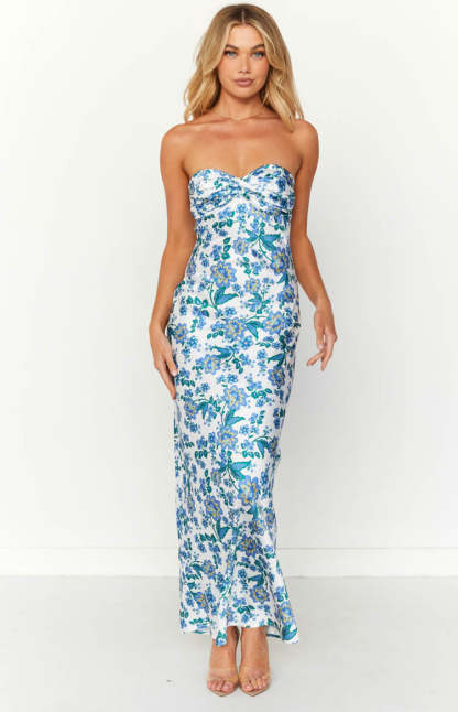 Ashley Blue Floral Formal Maxi Dress-Vavasi.All Rights Reserved.