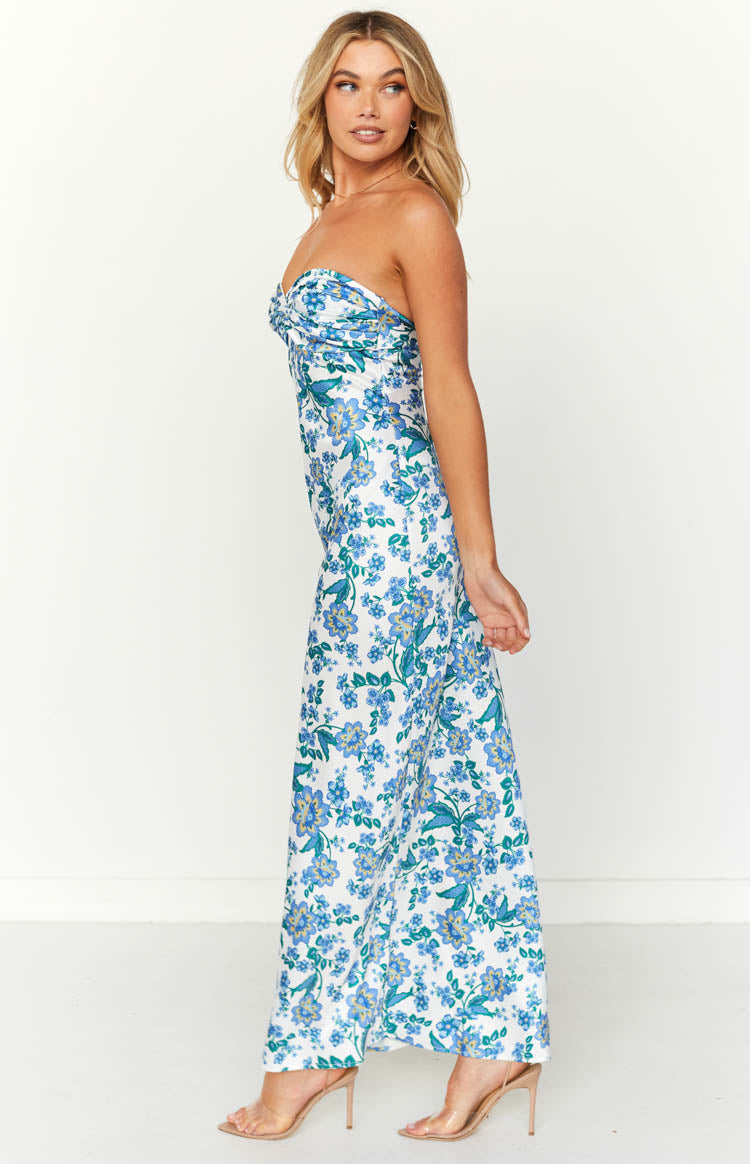 Ashley Blue Floral Formal Maxi Dress-Vavasi.All Rights Reserved.