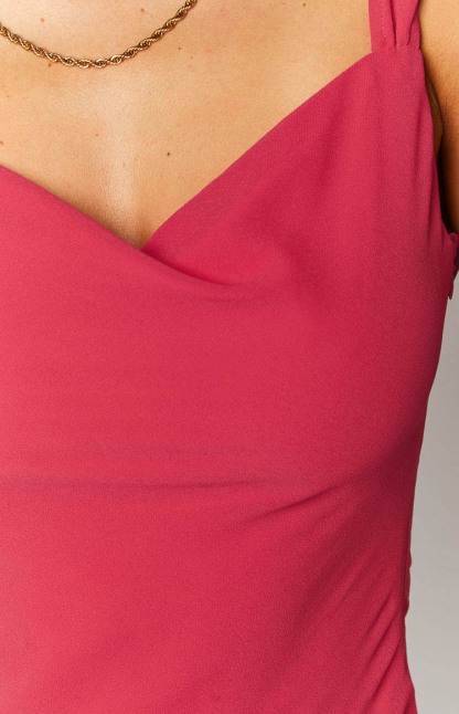 Astrid Pink Chiffon Maxi Dress-Vavasi.All Rights Reserved.