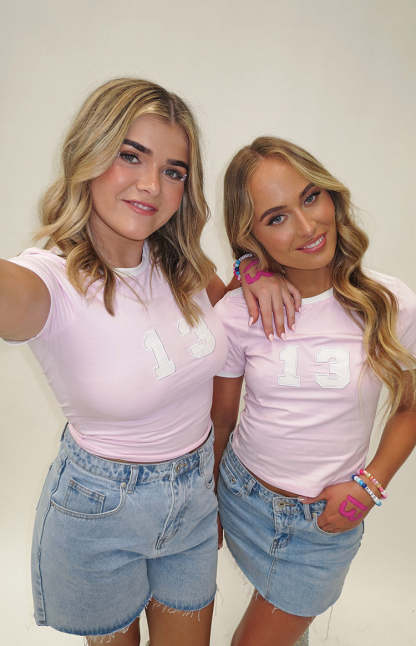BB13 Pink Baby Tee-Vavasi.All Rights Reserved.