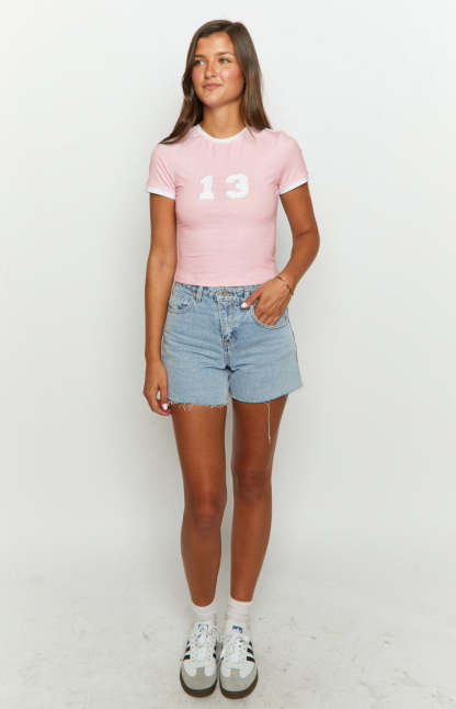 BB13 Pink Baby Tee-Vavasi.All Rights Reserved.