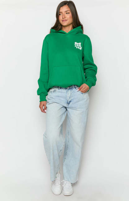 Beginning Green Snuggle Bubble Hoodie-Vavasi.All Rights Reserved.