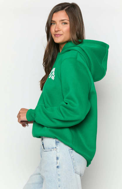 Beginning Green Snuggle Bubble Hoodie-Vavasi.All Rights Reserved.